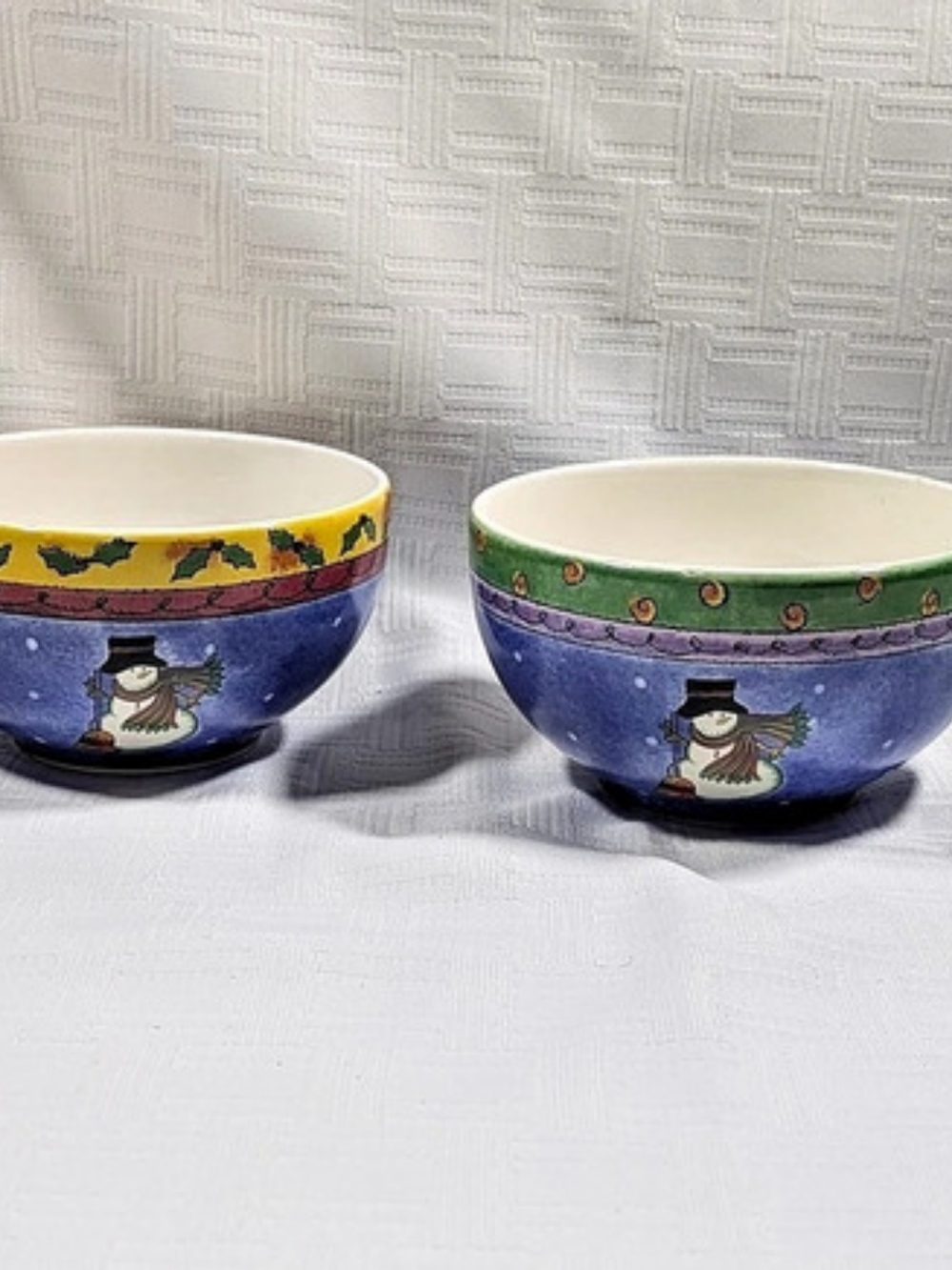Sango The Sweet Shoppe Christmas Soup / Cereal Bowl Bowls Set of 2